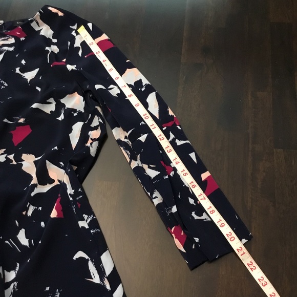 Banana Republic Abstract Print Shift Mini Dress Size XS - Picture 11 of 13
